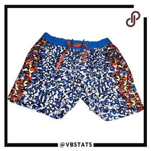 Robert Graham Men's Classic Fit Moon Board Shorts‎ Blue Orange Size 36